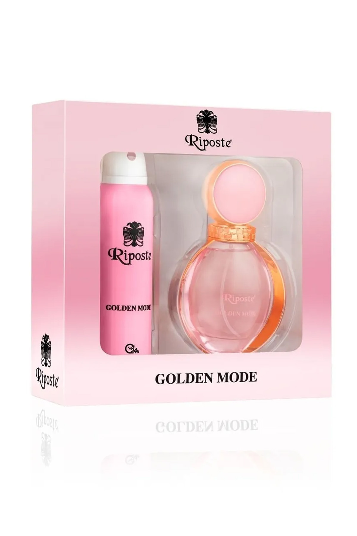 Riposte Kadın Parfüm & Deodorant Seti Golden Mode For Women 85 Ml