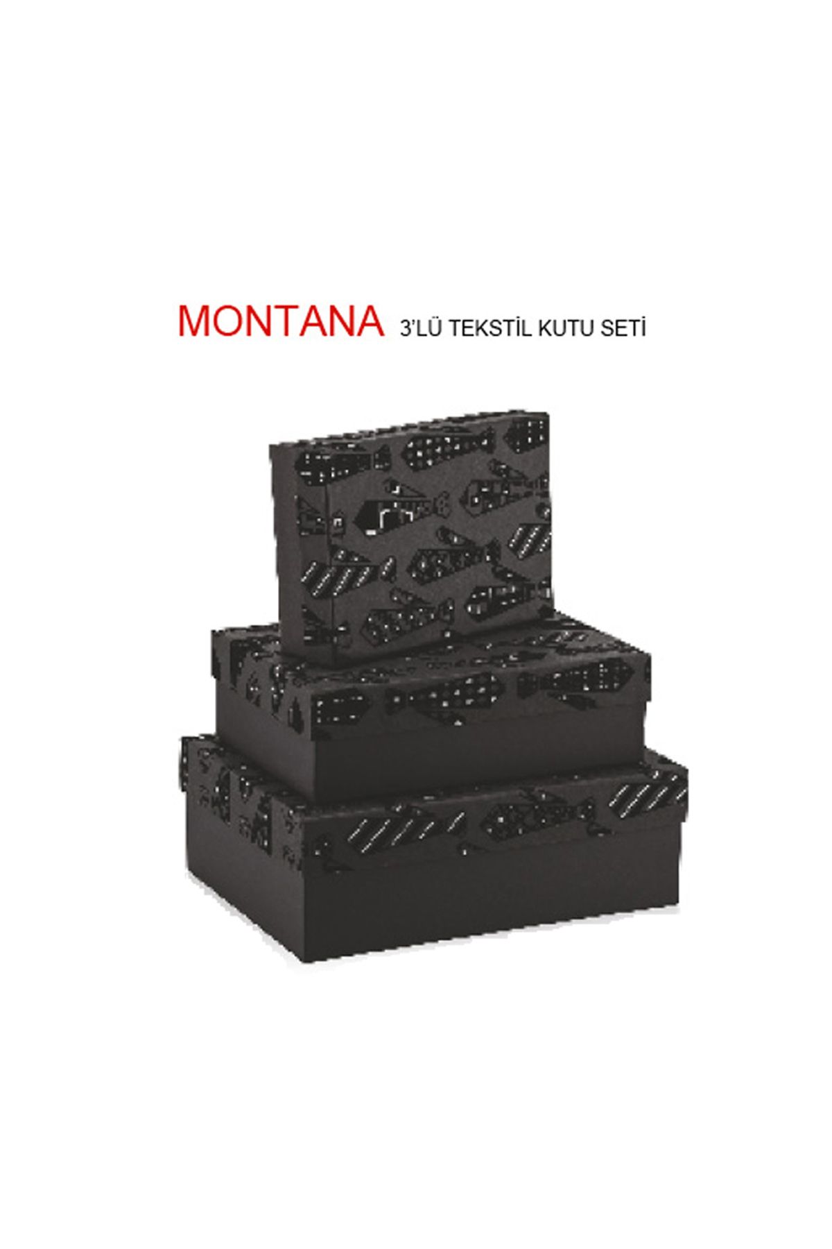 Gıpta Montana 3Lü Tekstil Hediye Kutusu Set 4-Bx12550-2161