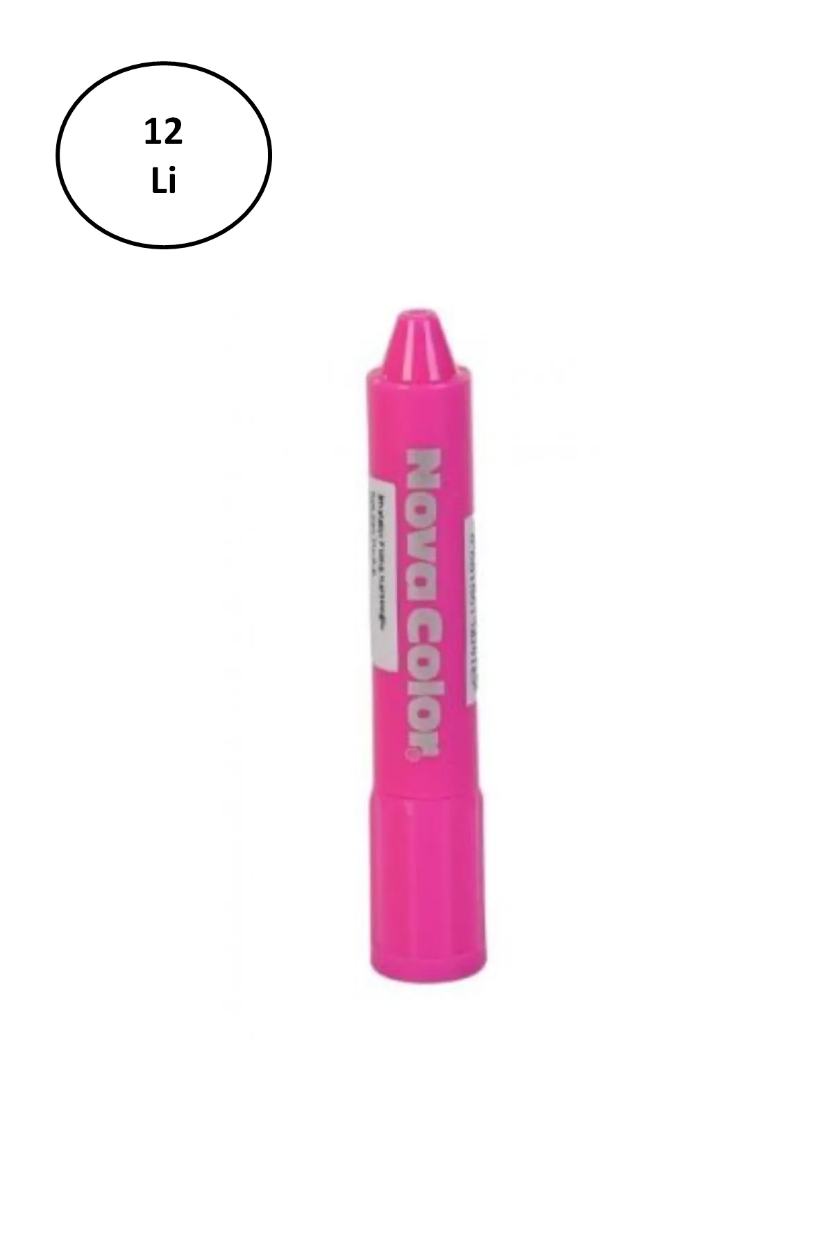 Nova Color NC-207 Pembe Yüz Boyası 12\'li