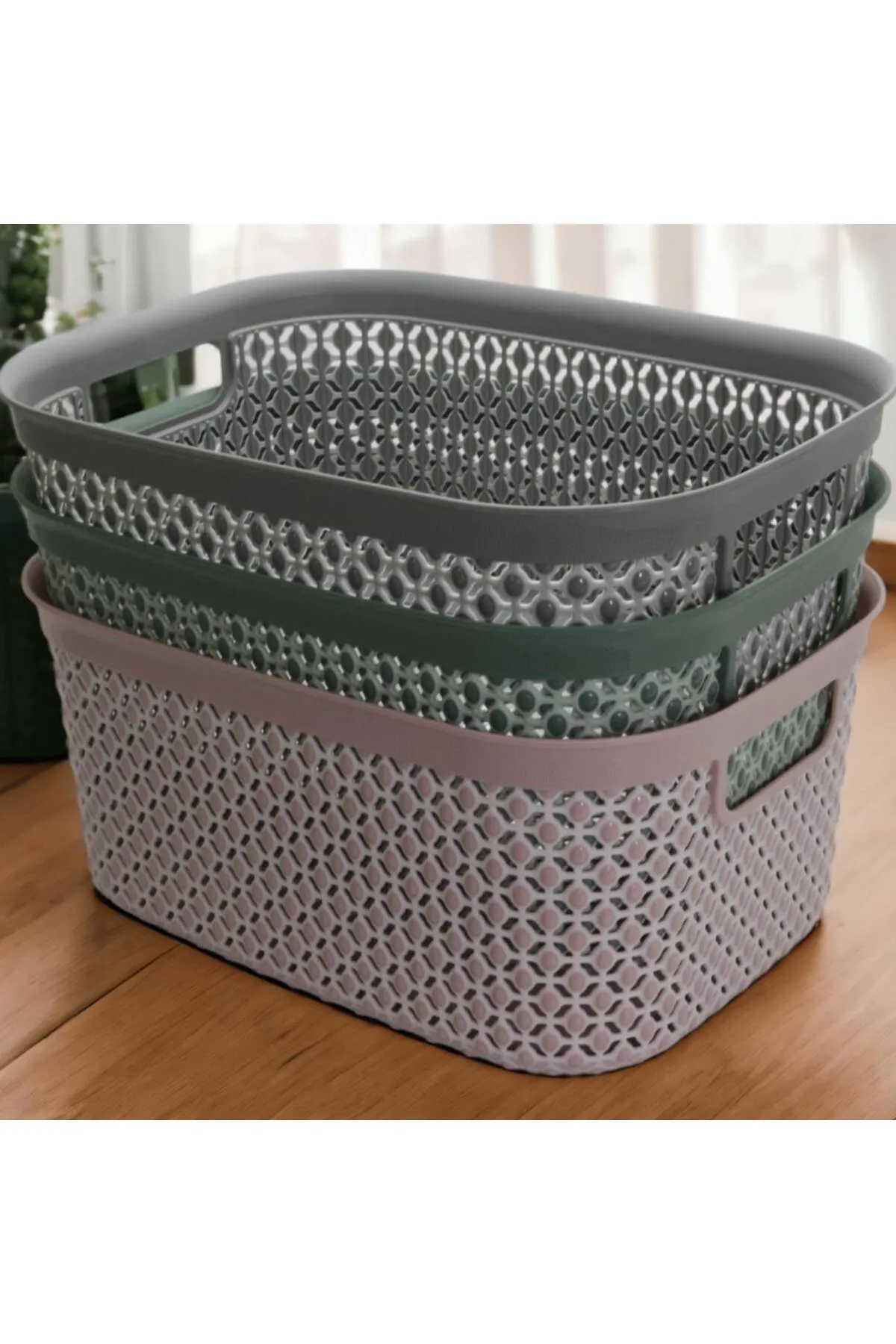 Pointy Çift Renkli Sepet Kombin Renk 15 Lt 38x27x17 Cm Erc Yapı Market-G475