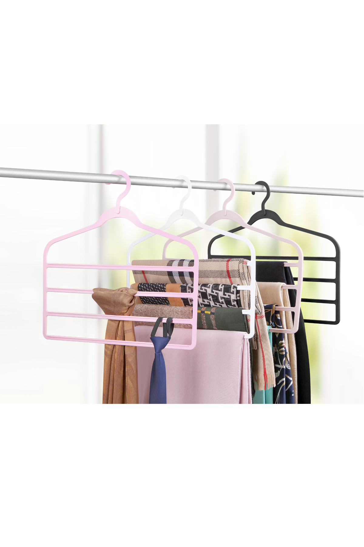 Multiplex Elbise Askısı Çok Katlı 1 Adet 42x37 Erc Yapı Market-BRNS 20894