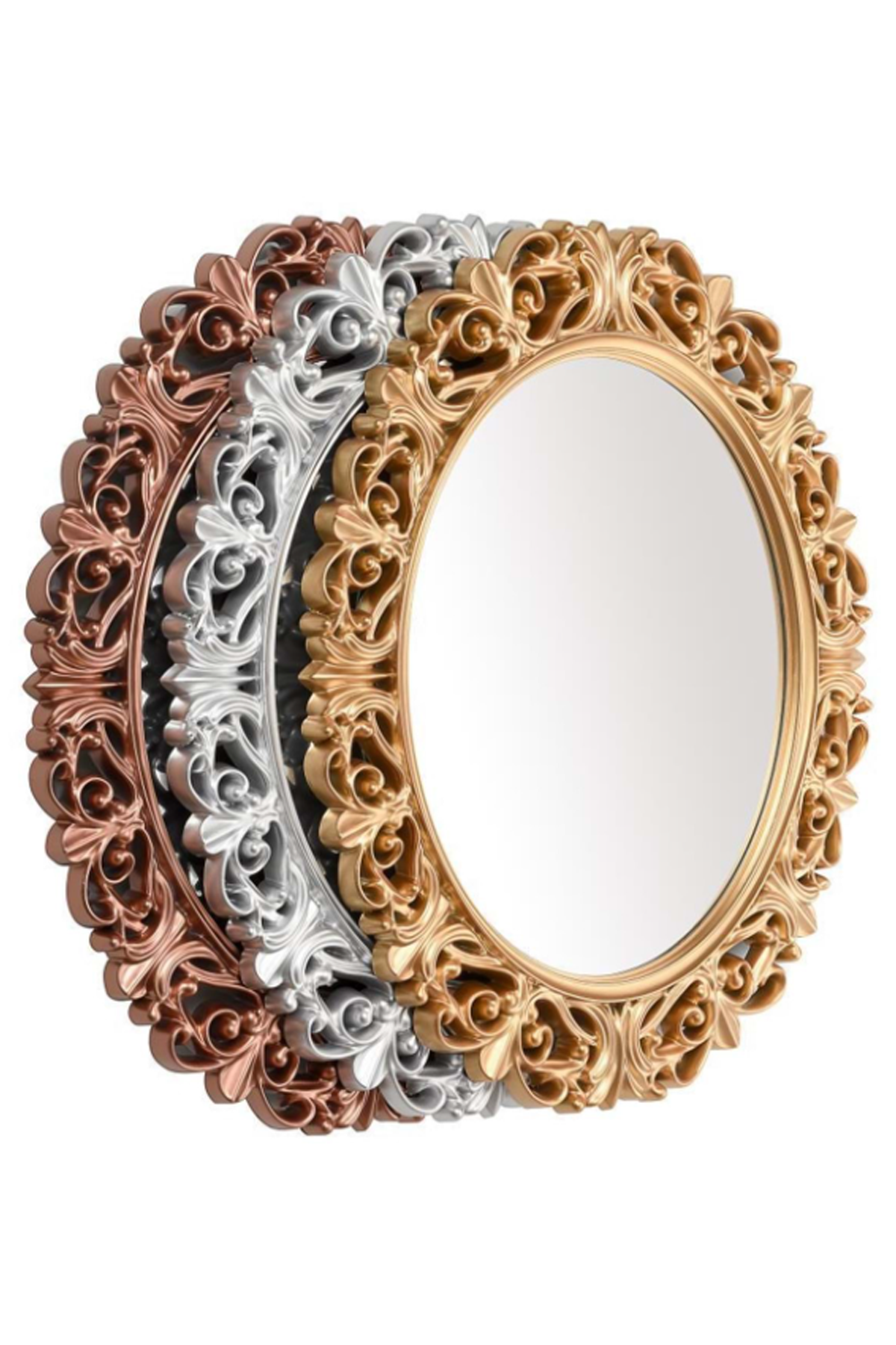 Dekoratif Ayna Boyalı Oval 1 Adet Erc Yapı Market-886