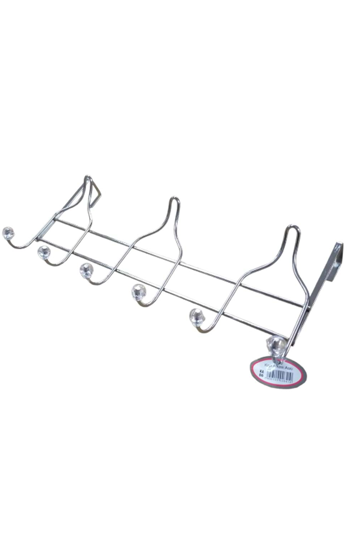 Enfa Amerikan Kapı Arkası Askı 6Lı - Krom Erc Yapı Market-KA-06