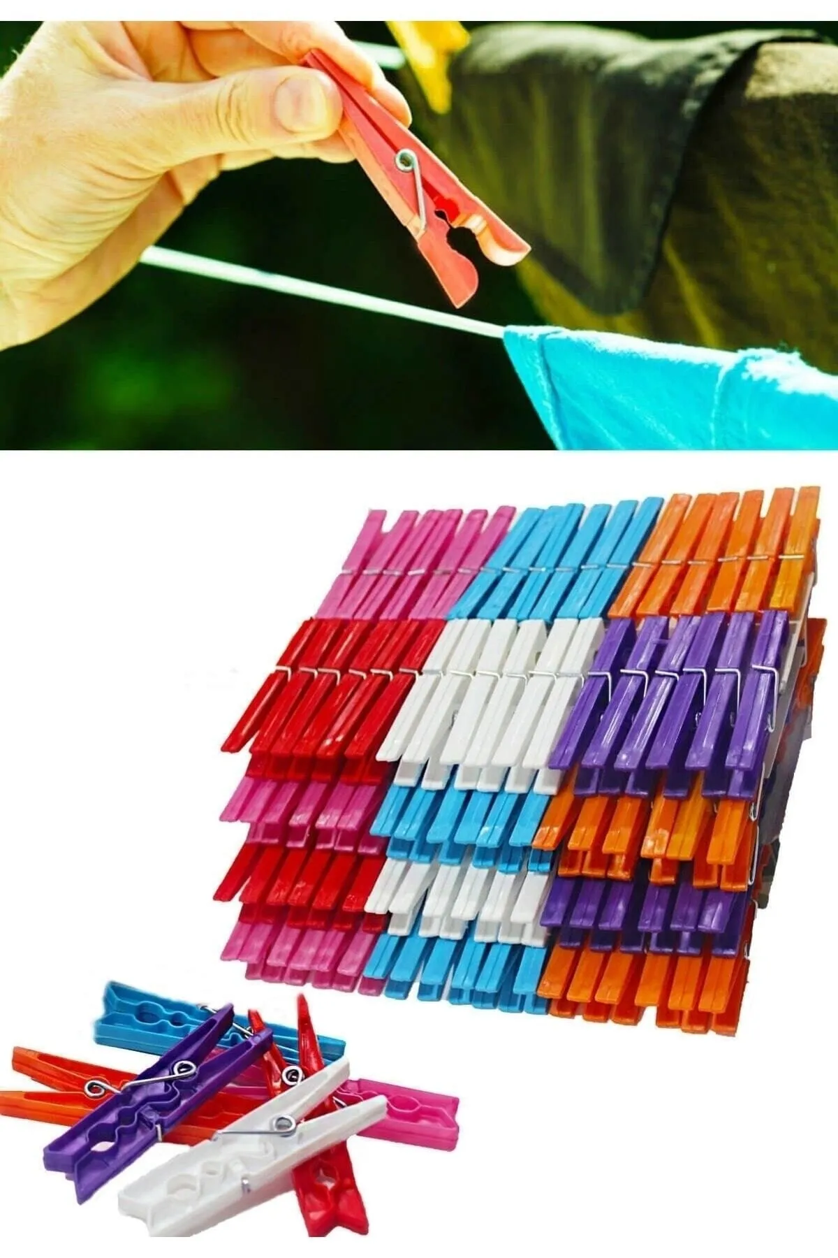 144'lü Çamaşır Mandalı Erc Yapı Market-L013