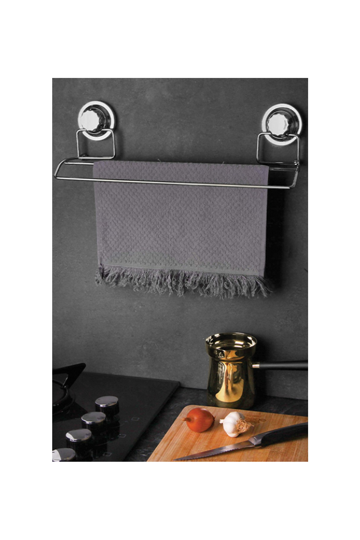 Vakumlu Yuvarlak Havluluk Krom Erc Yapı Market-VK-706