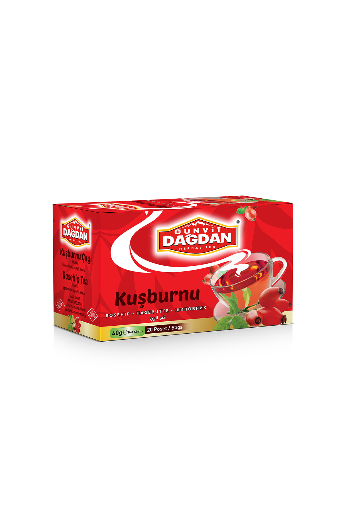 Kuşburnu Bardak Poşet 20’li