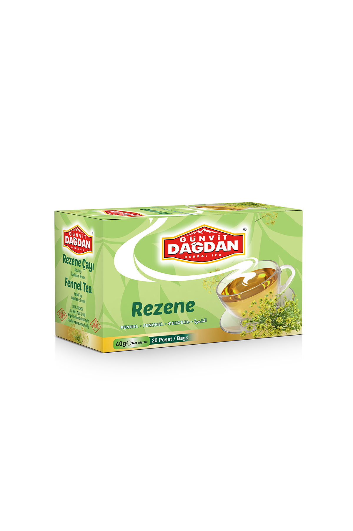 Rezene Çayı Bardak Poşet 20’li