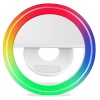 Selfie Işığı Aydınlatma Telefon Aparatı RGB Led Mandallı Telefon Bilgisayar Tablet Uyumlu