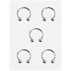 8 MM 5 li Set Septum Smiley Piercing (316 L Çeliktir)