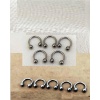 8 MM 5 li Set Septum Smiley Piercing (316 L Çeliktir)
