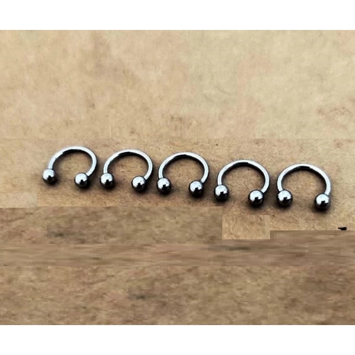 8 MM 5 li Set Septum Smiley Piercing (316 L Çeliktir)