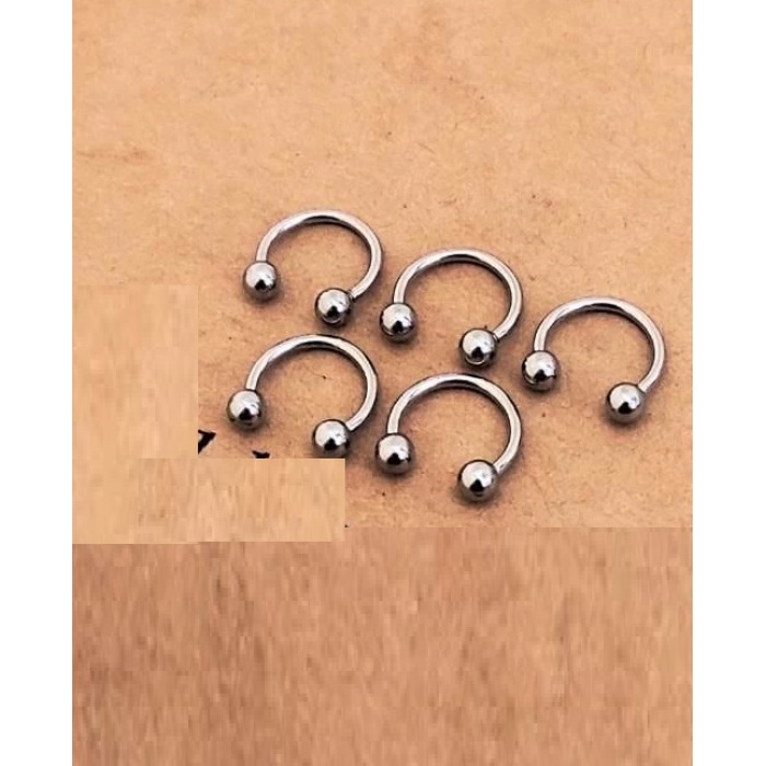 8 MM 5 li Set Septum Smiley Piercing (316 L Çeliktir)