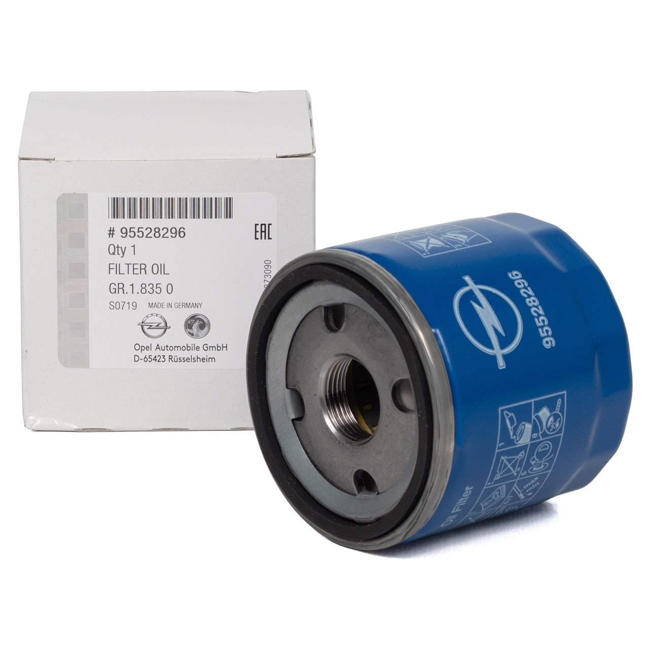 Opel Astra K 1.2 Turbo Benzinli Motor Yağ Filtresi Orjinal