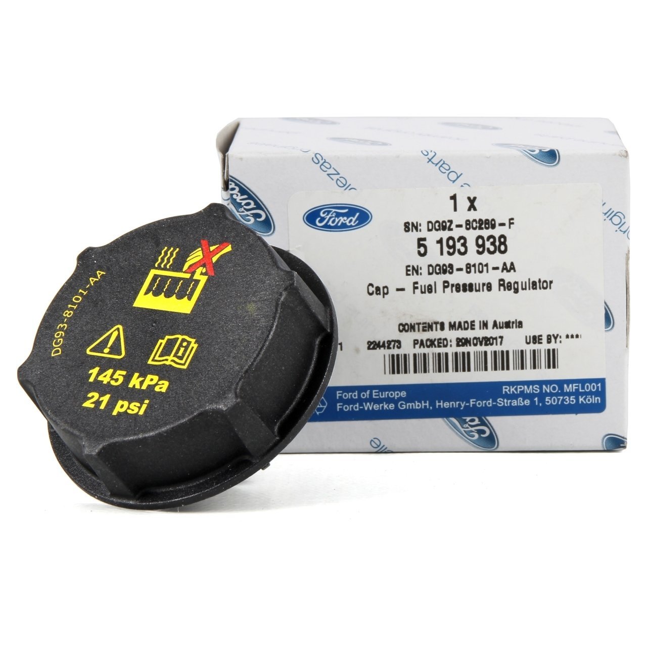 Ford Connect 2014-2018 Radyatör Yedek Su Depo Kapağı Ford Orjinal