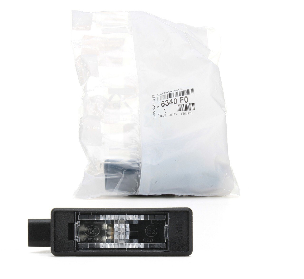 Citroen C3 2009-2015 Plaka Aydınlatma Lambası Orjinal