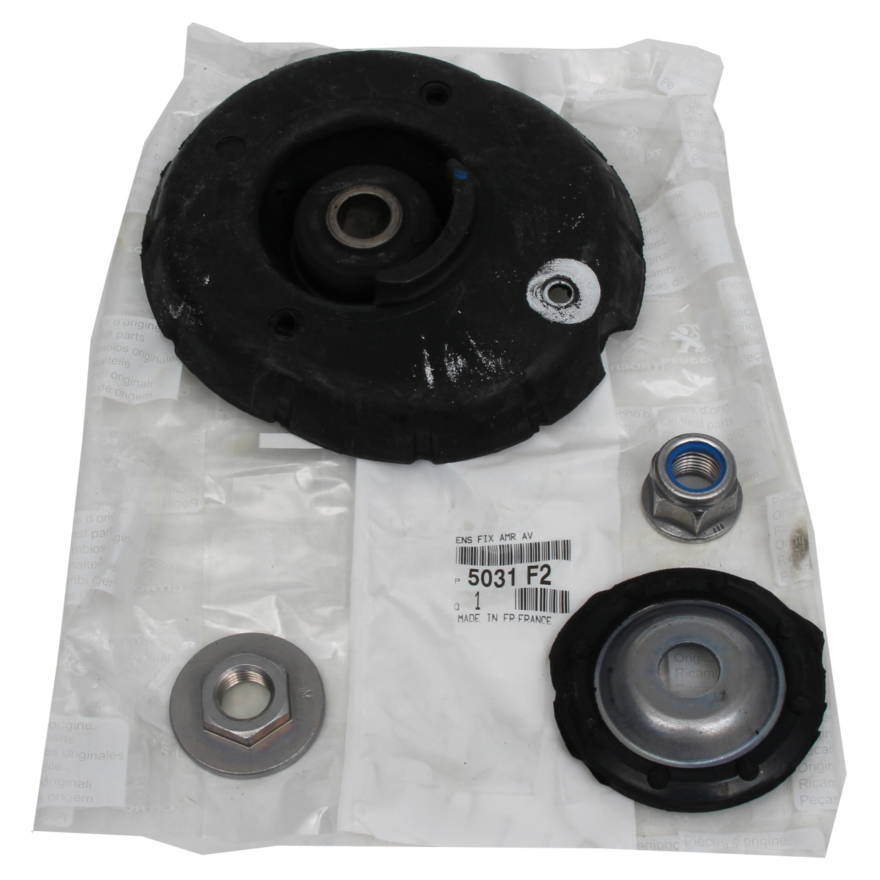 Citroen C3 2009-2015 Ön Amortisör Takozu+Bilyalı Set Orjinal