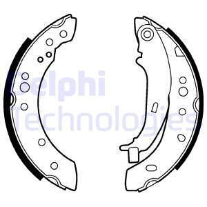 Mitsubishi Colt Arka Kampana Fren Balatası 2005-2012 DELPHI