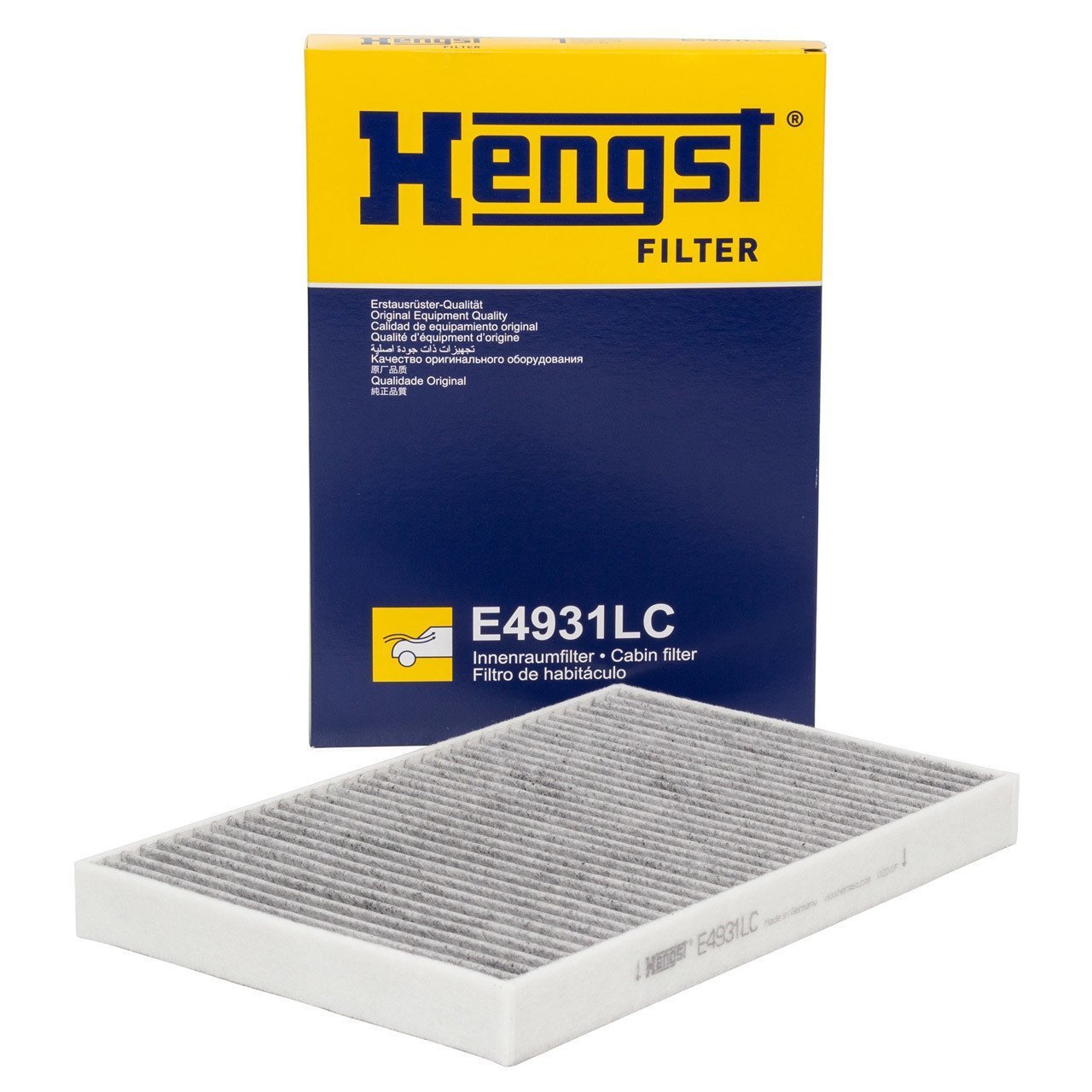 Audi A4 B9 Kasa Polen Filtresi Karbonlu 1.4 TFSI 150 Beygir 2015 Sonrası HENGST