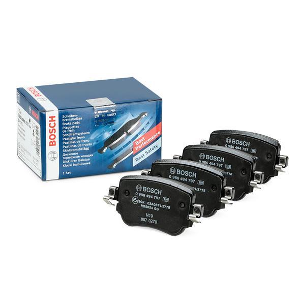 Volkswagen Caddy 4 Arka Fren Balatası Bütün Modellere 2016-2020 BOSCH