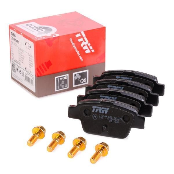 Fiat Bravo Arka Fren Balatası 1.4 Turbo / 1.6 Dizel Fişsiz Tip 2008-2014 TRW