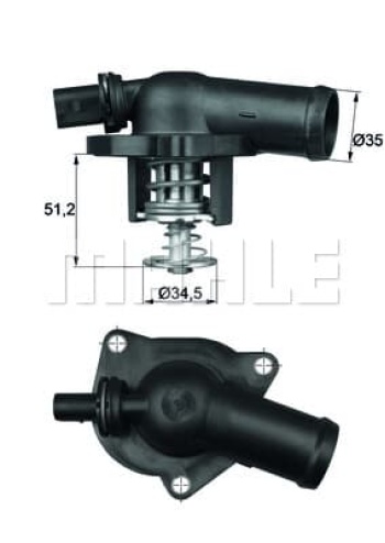 TERMOSTAT (109°) GOLF IV BORA A2 1,6FSI LUPO 1,4FSI