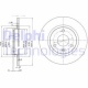 ON FREN DISK AYNASI P106 AX ZX 1,0 / 1,0I / 1,1 / 1,1I / 1,4D 88 96 SAXO S 1,0I / 1,1I 96 (HAVA SOGUTMASIZ) / (3 BIJONLU) OLCU: (238×8) BOY:29MM