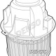 KALORIFER MOTORU TRANSIT T15 9300 V184 0006 V347 0614 KLIMASIZ