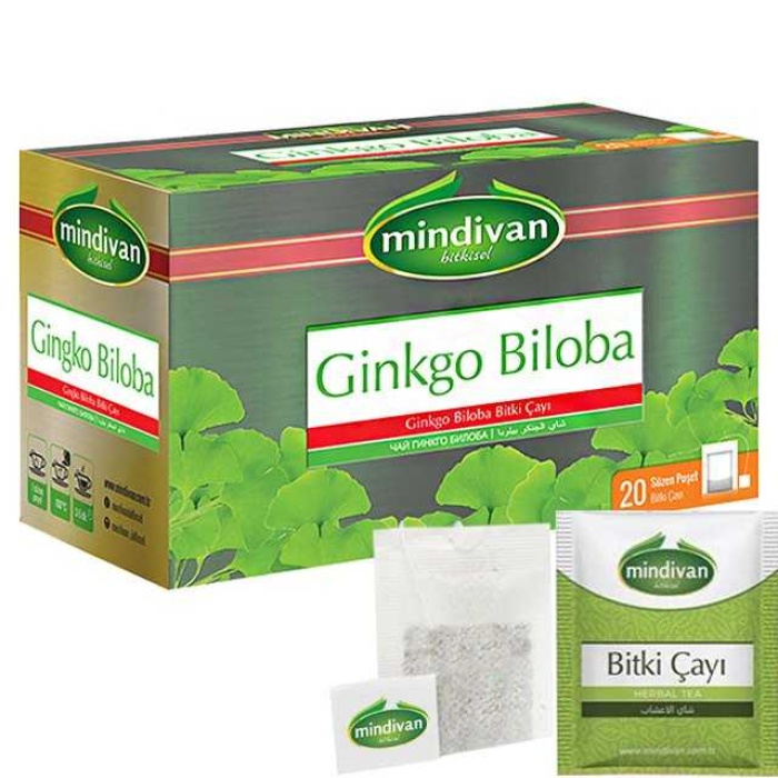 Mindivan Ginkgo Biloba Çayı 20 li Premium Süzen Poşet