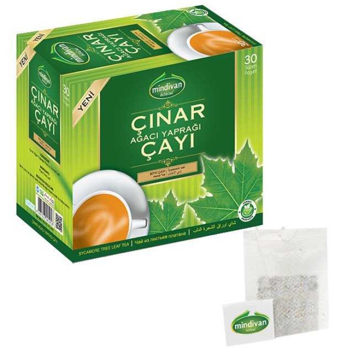 Mindivan Çınar Yaprağı Çayı 30 lu Süzen Poşet