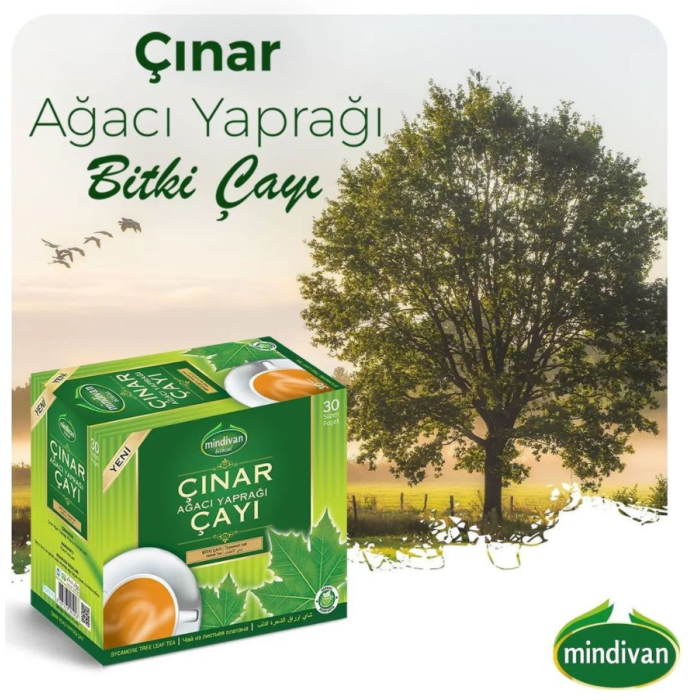 Mindivan Çınar Yaprağı Çayı 30 lu Süzen Poşet