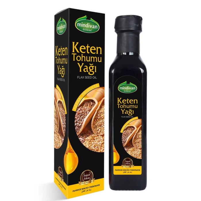 Mindivan Keten Tohumu Yağı 250 ml (Soğuk Sıkım)