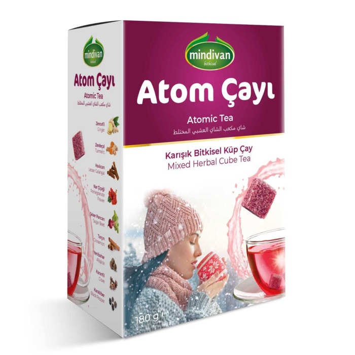 Mindivan Atom Küp Şeklinde Kış Çayı 180 gr