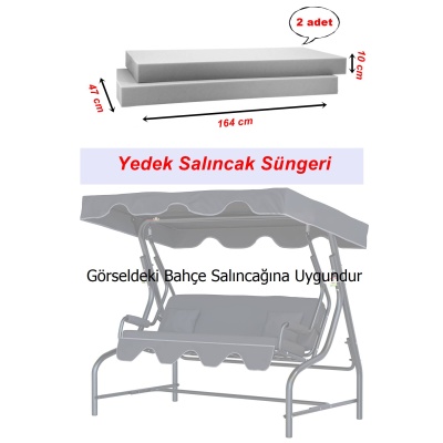 İşbir Salıncak Süngeri 3 Kişilik Salıncak Süngeri Yedek Sünger ( 2 Adet )