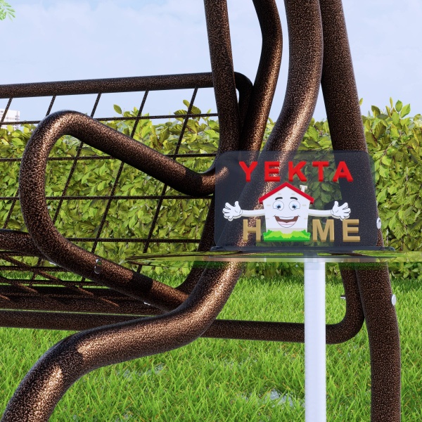 Yekta Alaçatı 3 Kişilik Bahçe Salıncağı Balkon Salıncak 200 cm