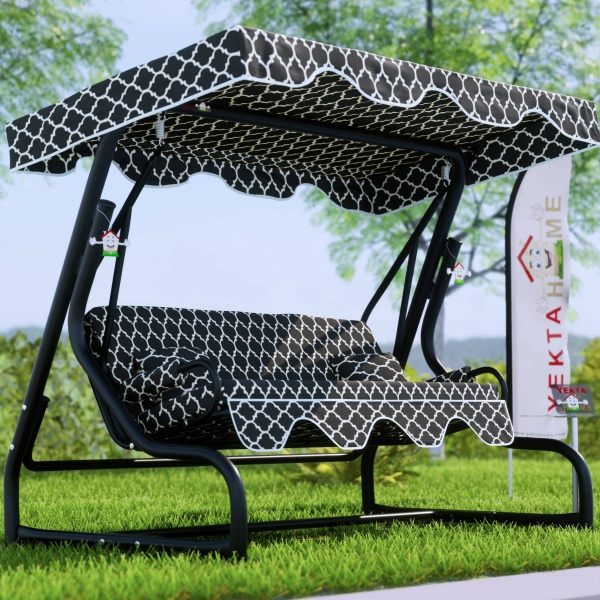 Yekta Karaburun 3 Kişilik Bahçe Salıncağı Balkon Salıncak 200 cm