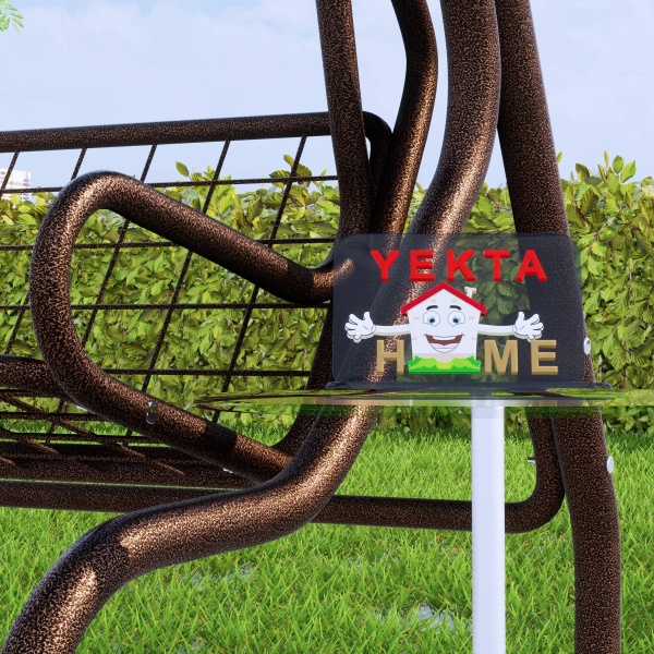 Yekta Urla 3 Kişilik Bahçe Salıncağı Balkon Salıncak 200 cm Bakır