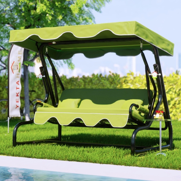 Yekta Fıstık 3 Kişilik Bahçe Salıncağı Balkon Salıncak 200 cm