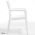 Novussi Liverno Rattan Masa Koltuk Takımı 90x150 Camlı Beyaz