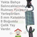 Yekta Alaçatı 3 Kişilik Bahçe Salıncağı Balkon Salıncak 200 cm