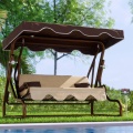 Yekta Çeşme 3 Kişilik Bahçe Salıncağı Balkon Teras Salıncak 200 cm