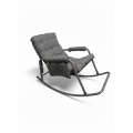 Roket Sallanan Sandalye, Minderli Dinlenme Koltuğu  Sallanır Koltuk Berjer Antrasit