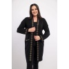 Soft Kumaş Taş Süsleme Hırka - Model:0892