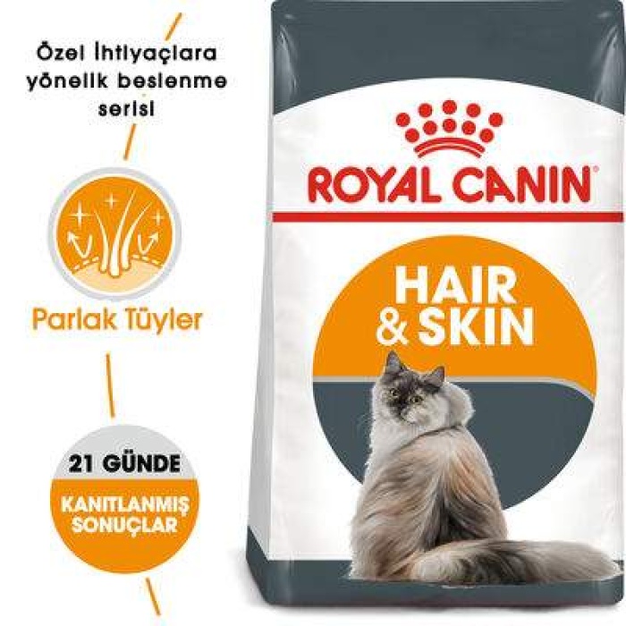 Royal Canin Hair Skin Hassas Tüylü Kedi Maması 2 Kg