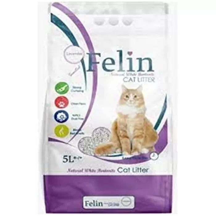 Felin 5 Lt Lavander Kedi Kumu