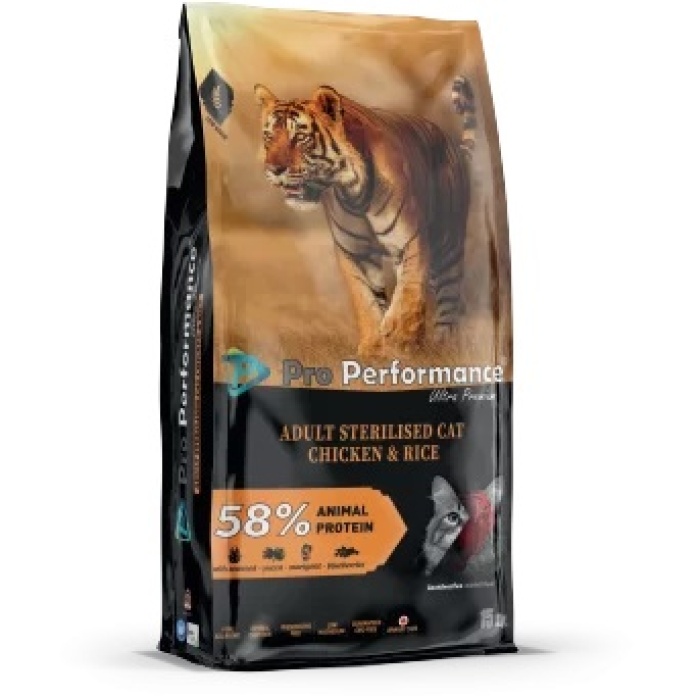 Pro Performance Cat Sterilised Chicken&Rice 15KG
