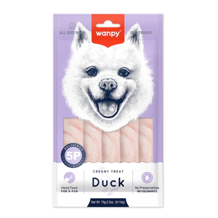 Wanpy Ördekli 5li Krema Köpek Ödülü 5x14g