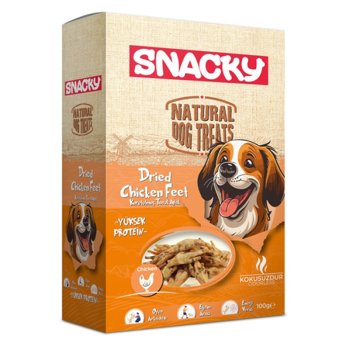 Snacky Kurutulmuş Tavuk Ayak 100 g