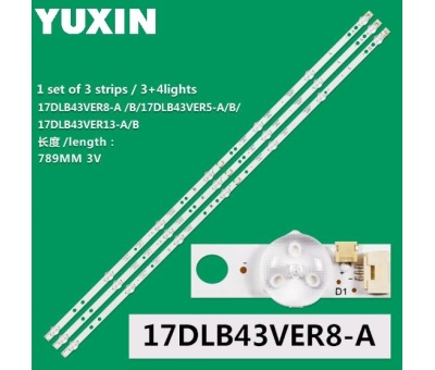 REGAL 43R654 TOSHIBA 43LL2A63DT 43F9500 43F9510 43F8500 LED BAR