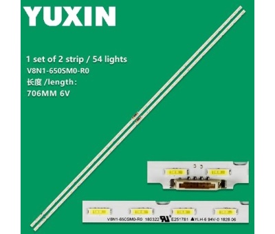 SAMSUNG UE65NU7100U UE65RU7090U BN96-45635A LED BAR