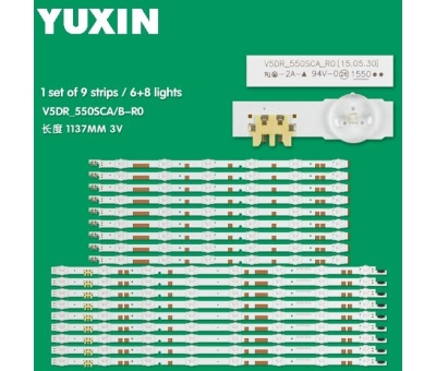 SAMSUNG UE55JS7200 ORJİNAL LED BAR